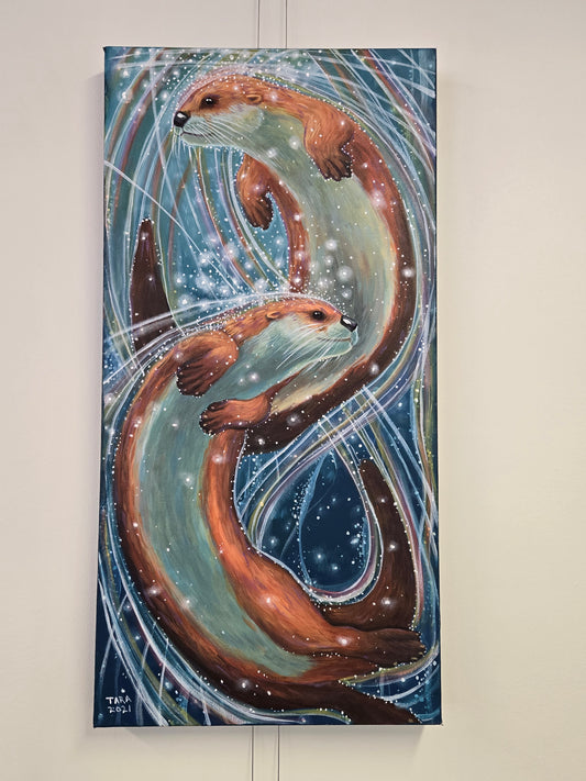 Flow - Acrylic on Canvas - 15"x30"