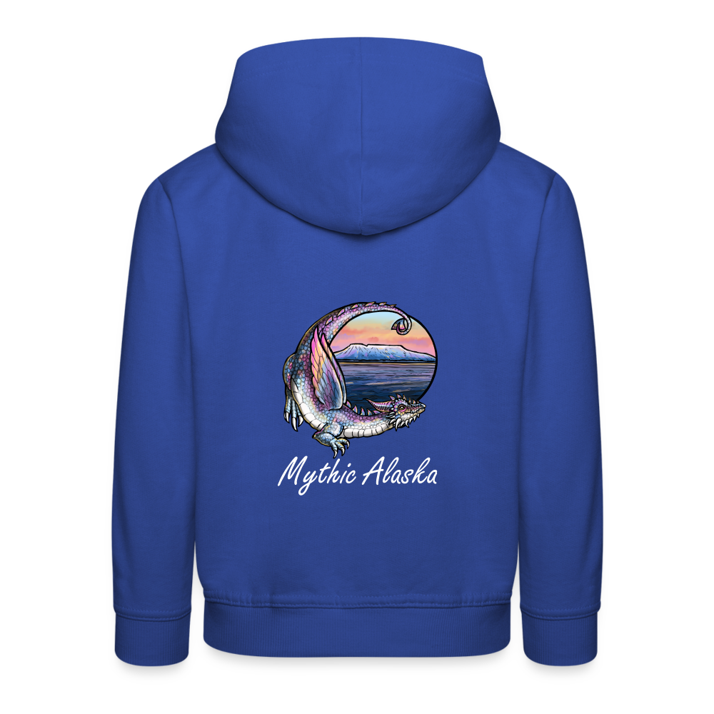 Kids‘ Premium Hoodie SLEEPING LADY DRAGON - royal blue