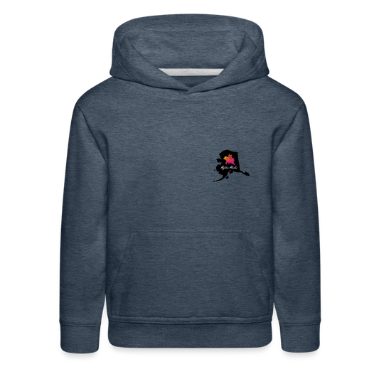 Kids‘ Premium Hoodie BOB THE WALRUS - heather denim