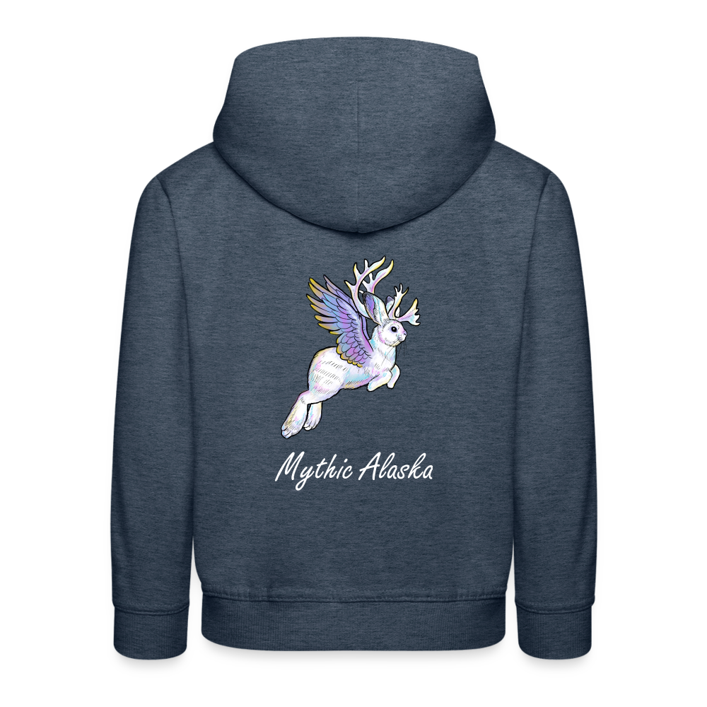 Kids‘ Premium Hoodie JACKABOU - heather denim