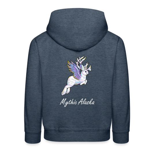 Kids‘ Premium Hoodie JACKABOU - heather denim