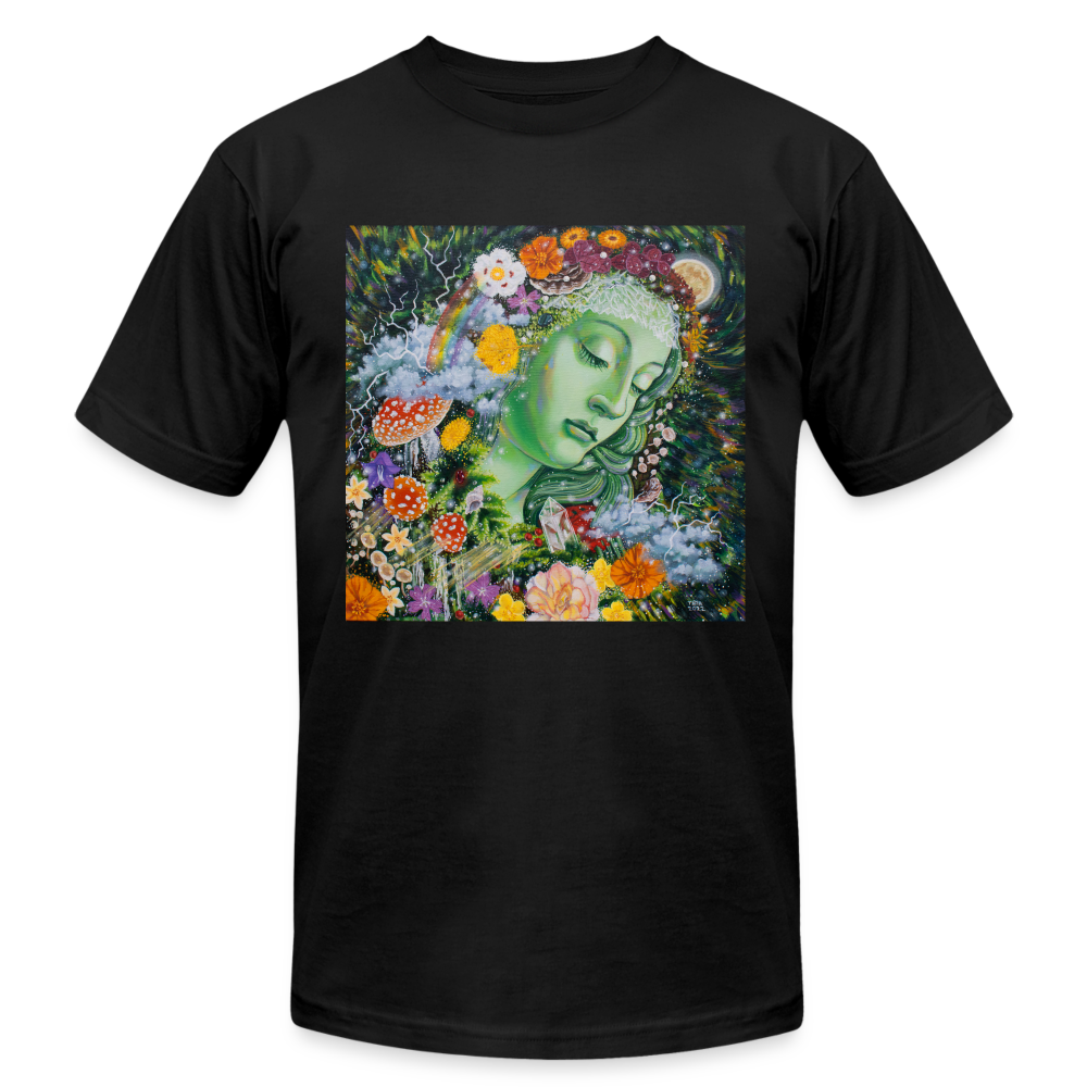Faces of the Mother - Unisex Jersey T-Shirt by Bella + Canvas - black
