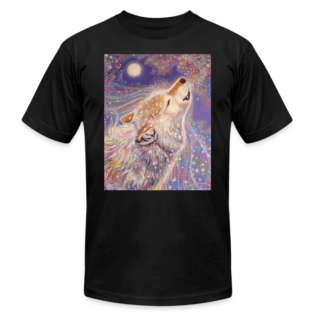 Spectral Fire _ Unisex Jersey T-Shirt by Bella + Canvas - black