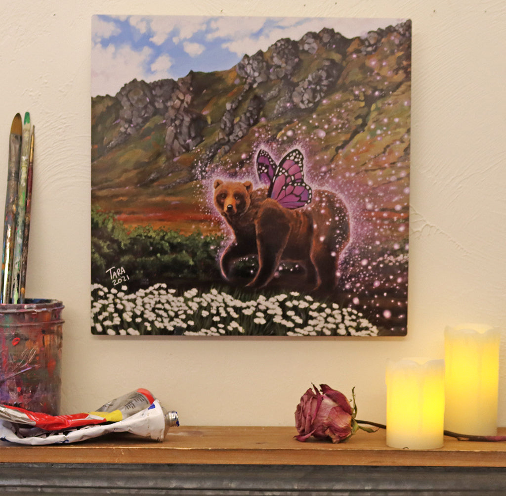 Butterbear - Metal Print