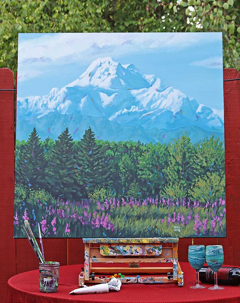 Denali - Acrylic on Canvas - 36" x 36"