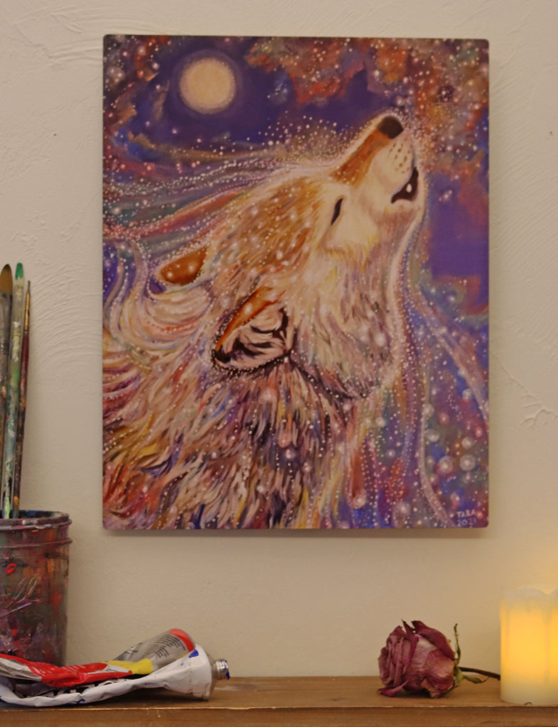 Spectral Fire - Metal Print