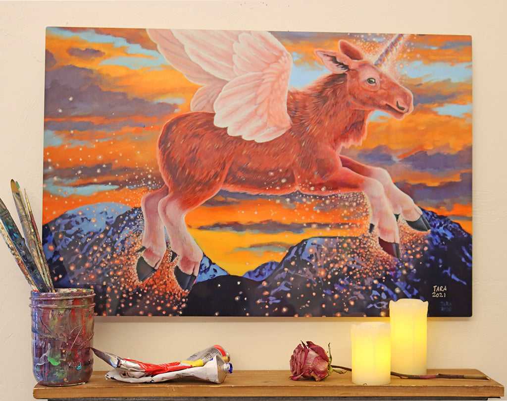 Moosicorn - Metal Print