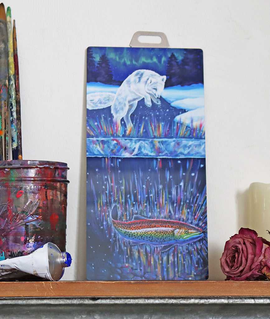 Winter Rainbow - Metal Print