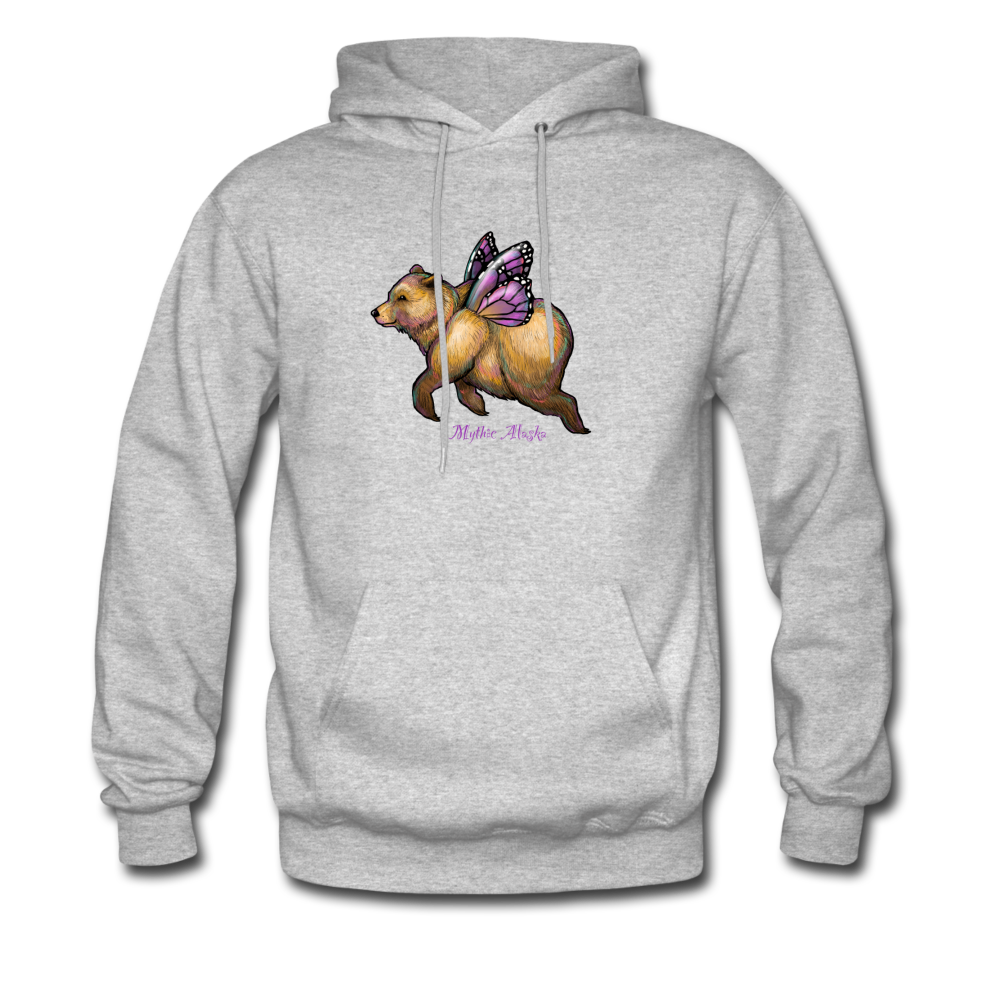 Butter Bear Midweight Men's Hoodie - heather gray