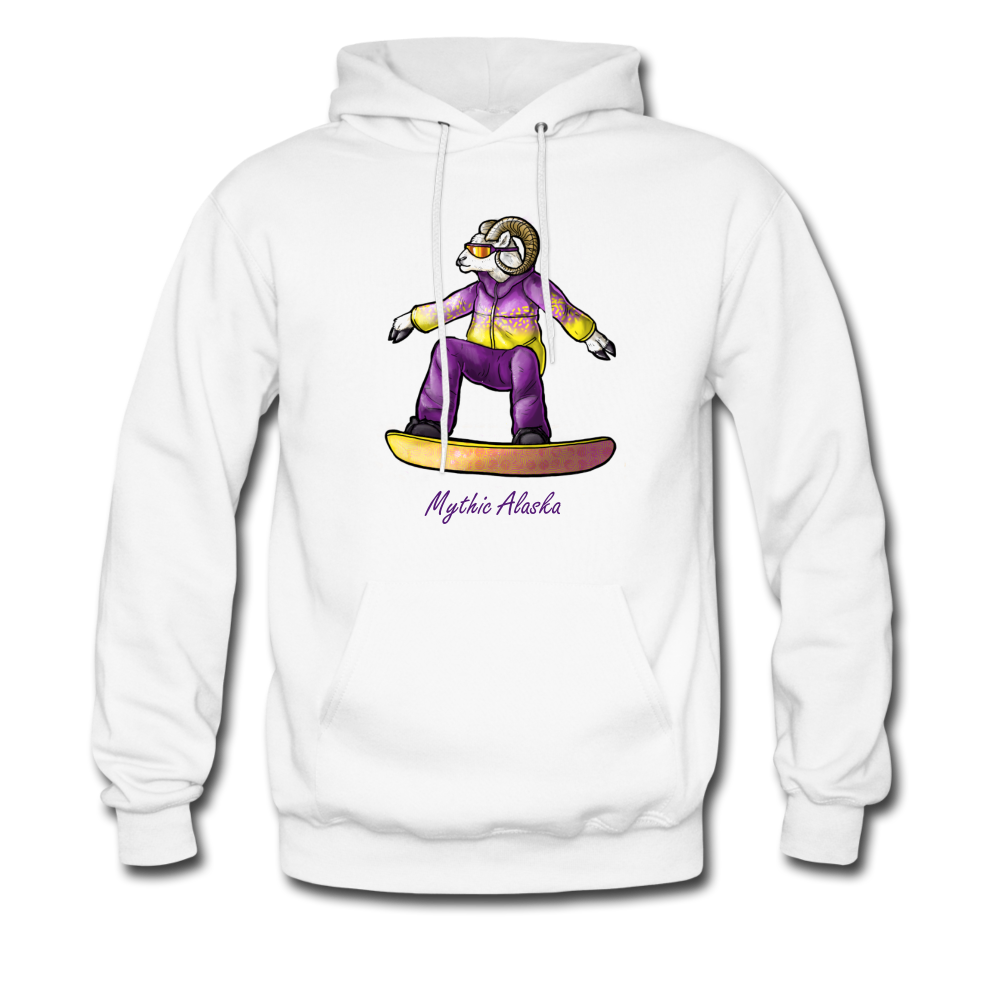 Steve D Sheep - Men's Hoodie - white