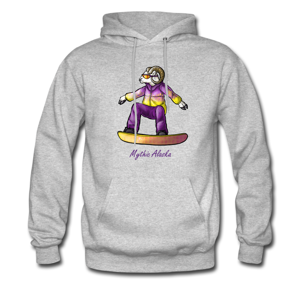 Steve D Sheep - Men's Hoodie - heather gray