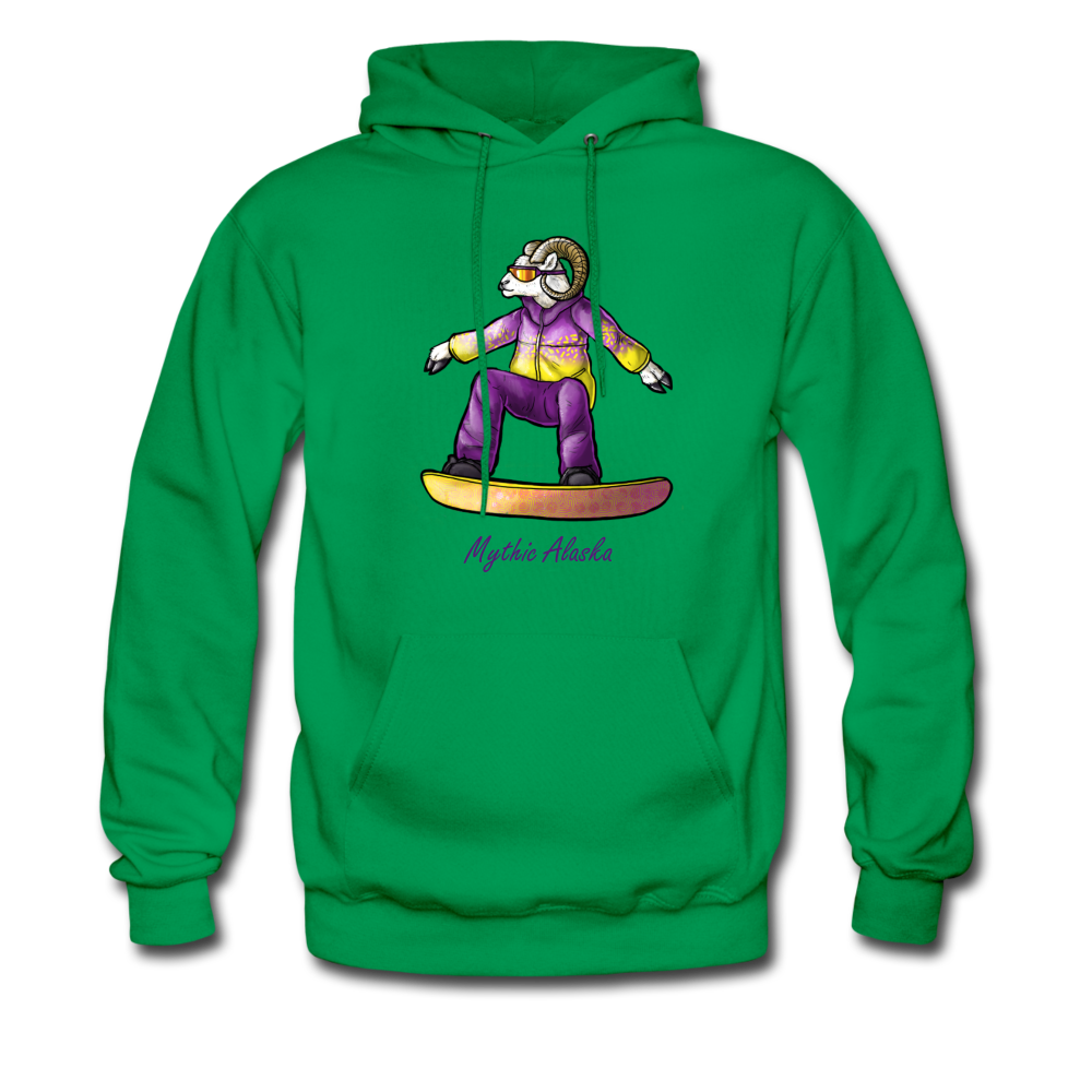 Steve D Sheep - Men's Hoodie - kelly green