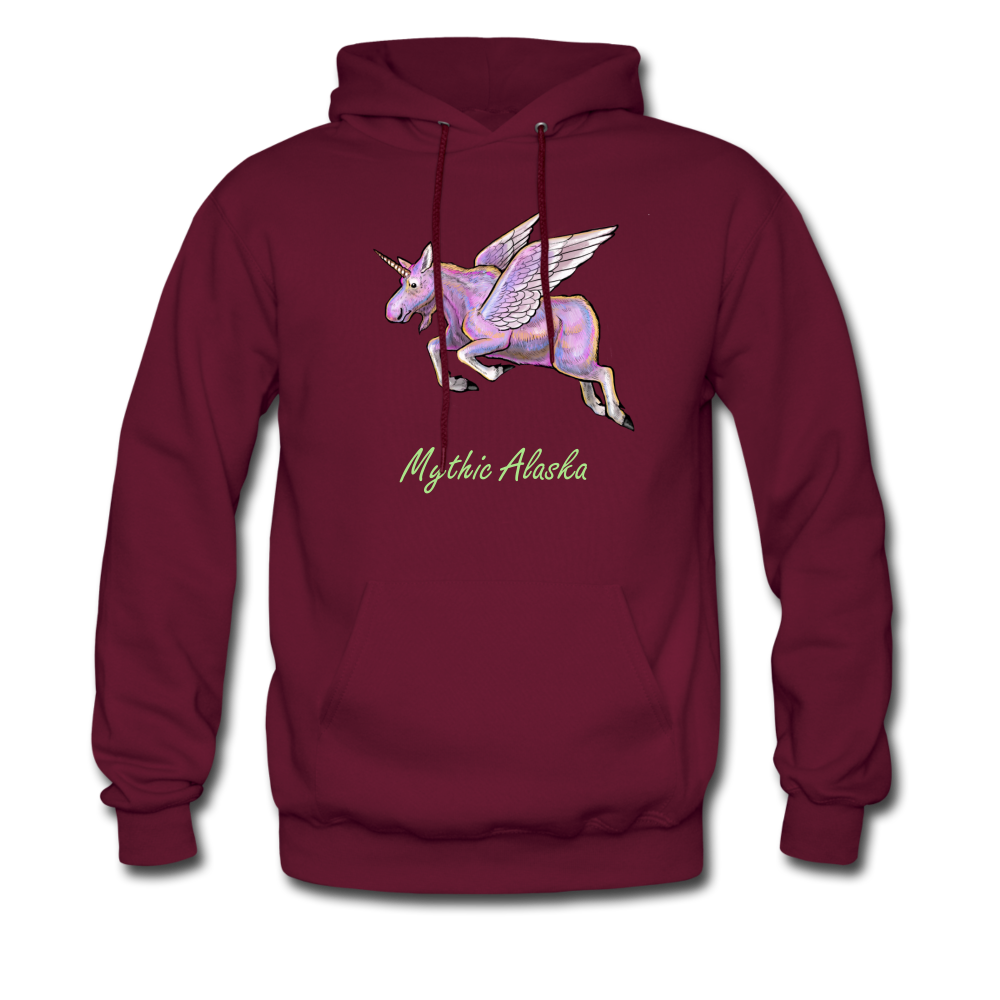 Moosicorn - Men's Midweight Hoodie - burgundy