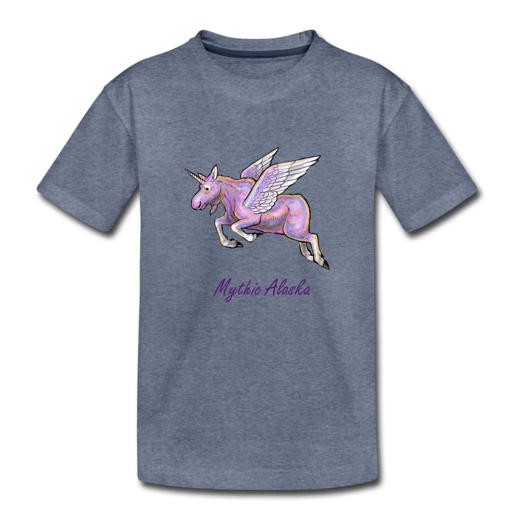 Moosicorn - Kids' Premium T-Shirt - heather blue