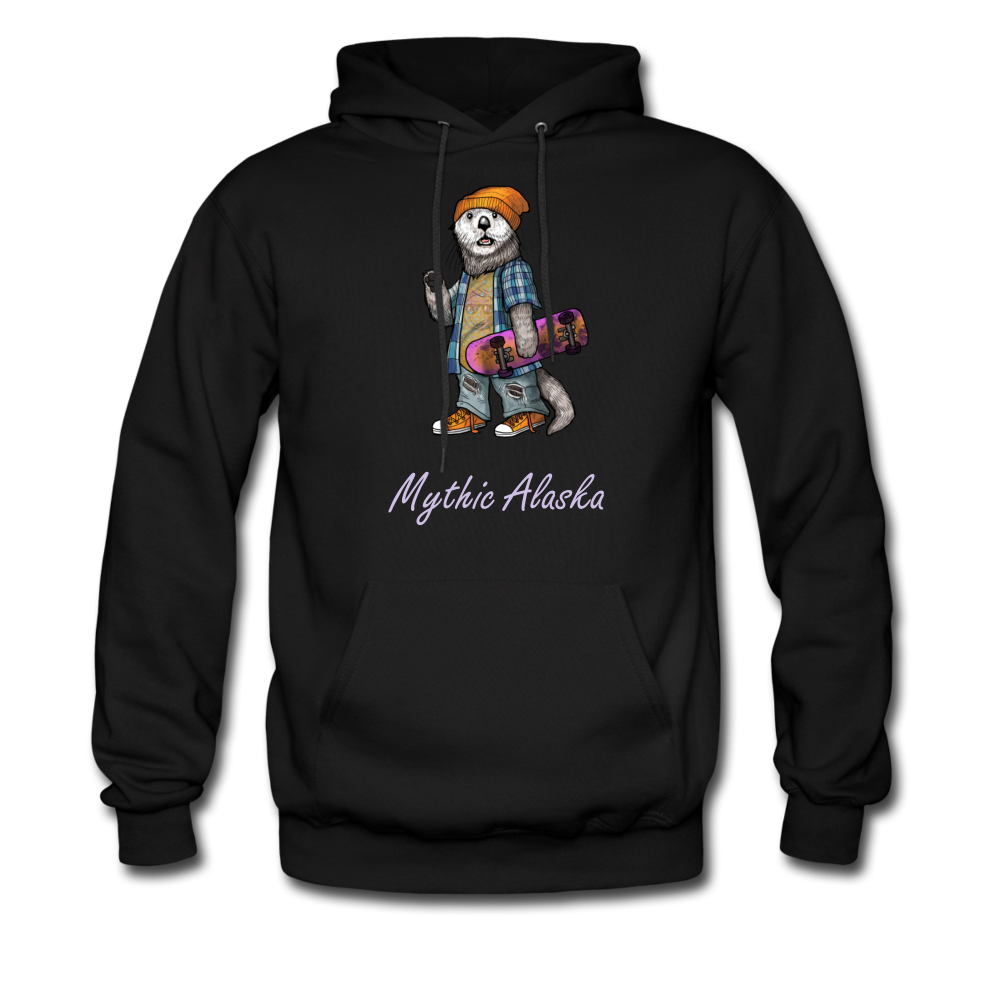 Ollie Otter - Men's Midnight Hoodie - black