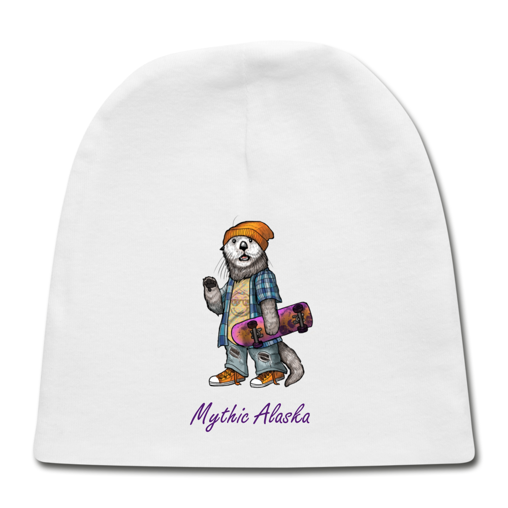 Ollie Otter - Baby Cap - white