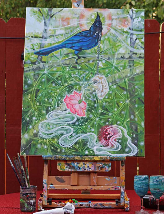 Present - Acrylic on Canvas - 24" x 30"