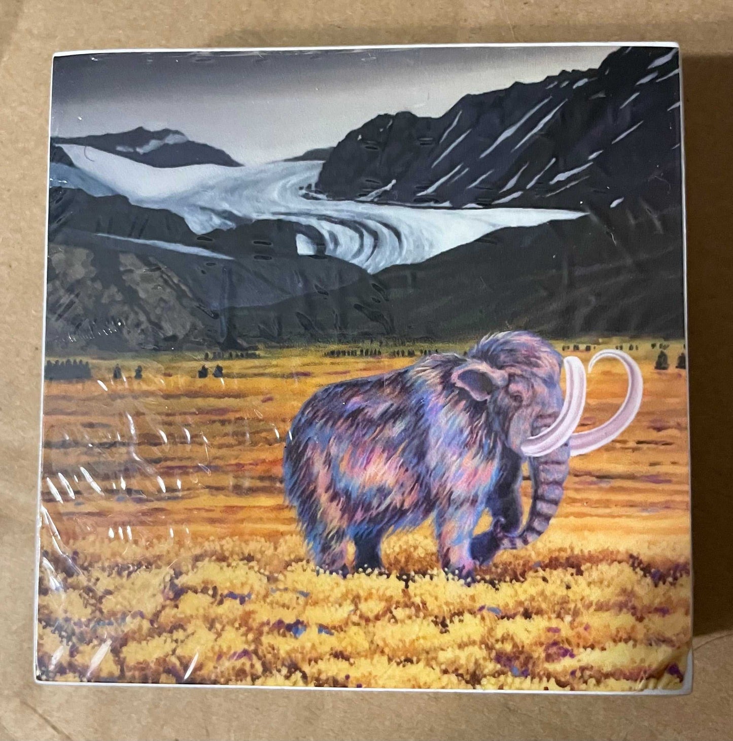 Rainbow Mammoth - Vinyl Sticker