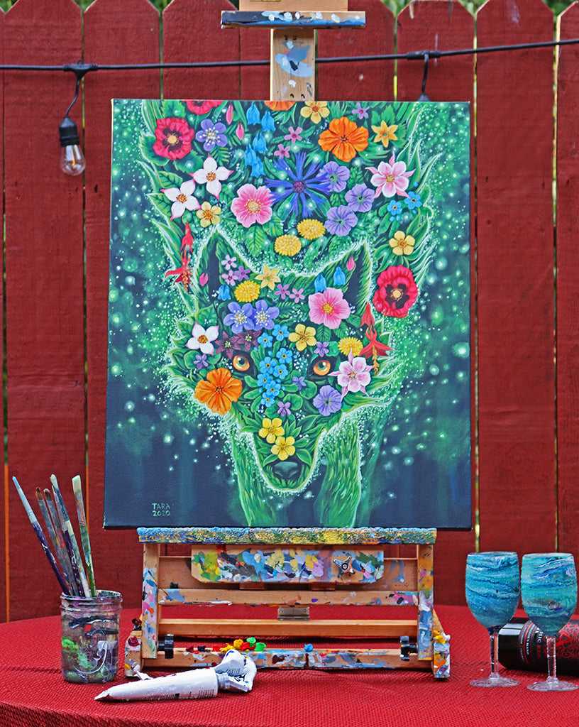 Wildflowers - Acrylic on Canvas - 20" x 24"