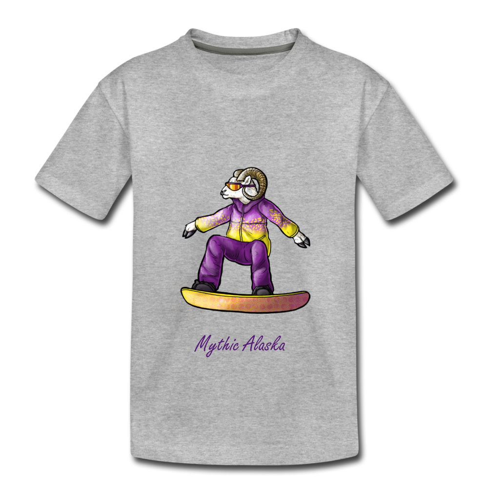 Steve D Sheep - Kids' Premium T-Shirt - heather gray