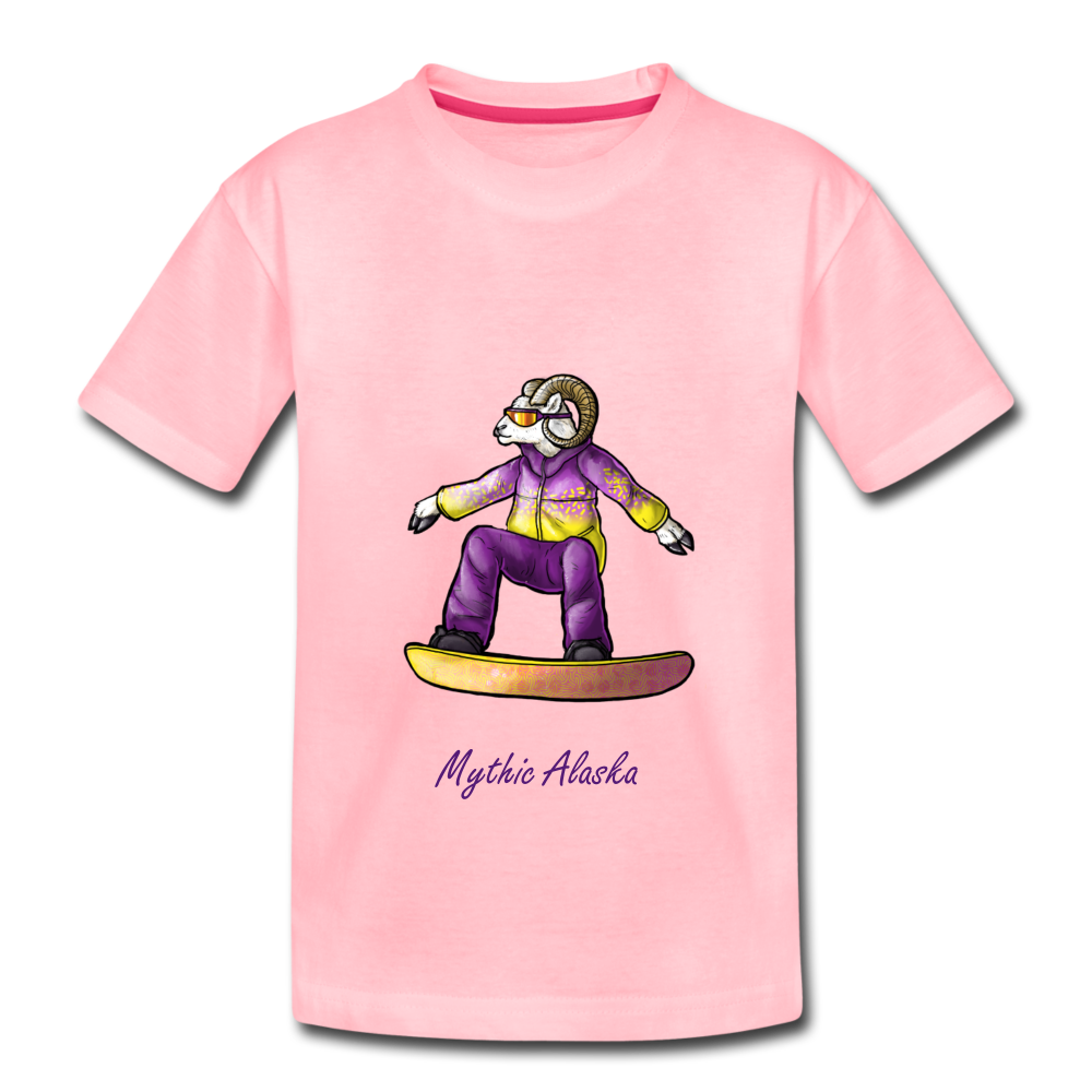 Steve D Sheep - Kids' Premium T-Shirt - pink
