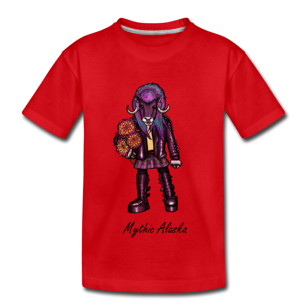Mavis Muskox - Kids' Premium T-Shirt - red