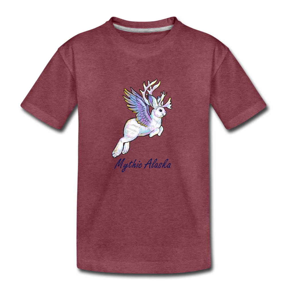 Jackabou - Kids' Premium T-Shirt - heather burgundy