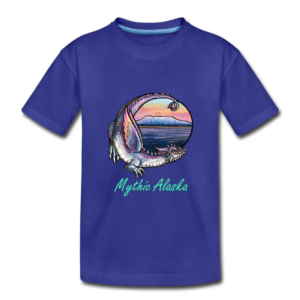 Sleeping Lady Dragon - Kids' Premium T-Shirt - royal blue