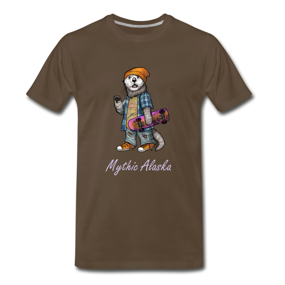 Ollie Otter - Men's Premium T-Shirt - noble brown