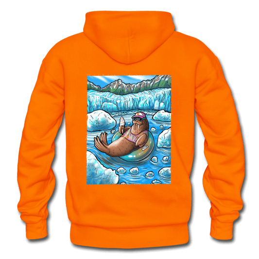 Bob the Walrus - Gilman Heavy Blend Adult Hoodie - orange